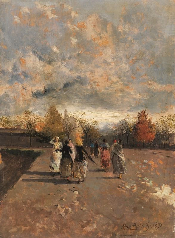 Sulla strada per la chiesa di Villasanta